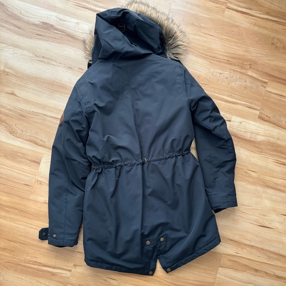 Burton Women's Saxton Black Parka with Faux Fur Hood - Picture 4 of 4